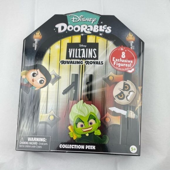 Disney ~Doorables ~Villains Rivaling Royals Collection Peek 8 Figures - Picture 2 of 6